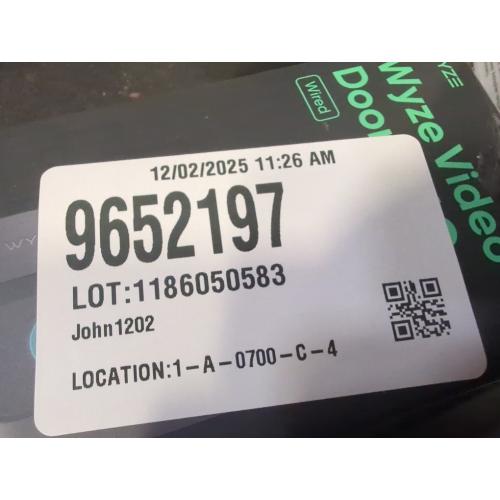 Wired Video Doorbell v2, 2K HD Video with Head-to-Toe view, 2-way Audio, Night Vision, Voice Assistants