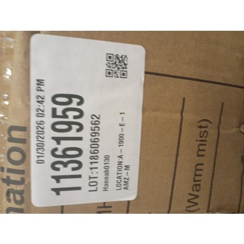 Cool and Warm Mist Humidifier Large Room, 5.3Gal/20L Humidifiers for Home 2000 sq ft, Whole House Humidifiers with Diffuser Extended Tube, Air Humidifier for Bedroom Nursery Baby Plants Black