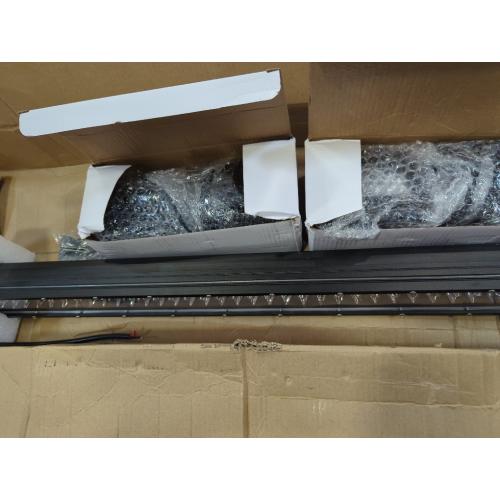 LED Straight Light Bar,32inch 459W  4pcs 72W Led Pods Tri Row Lens Flood Spot Combo Beam Led Driving Lights Super Bright Off Road Lights with Wiring Harness for Trucks UTV ATV Boat