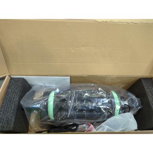 Black and Mint Robufit Rolling Percussive Massager  Percussive Therapy  Whole Body Relief  Deep Tissue and Muscle Recovery  Hands-Free Base