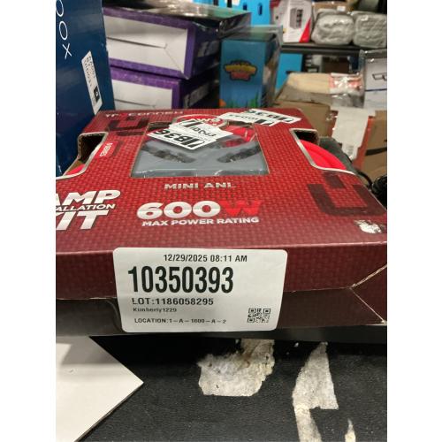 Fierce Audio - Power and Signal Installation Kit - 8 AWG - Up to 600W