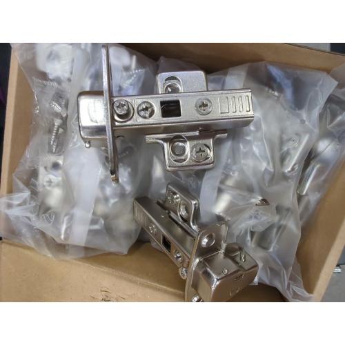 10 Pack Frameless Full Overlay Soft Close European Cabinet Hinges,4D Adjustment Speed Control,45~110° Open Angle,Clip On,Stainless Steel Concealed Hinges