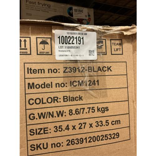 ZAFRO Ice Maker Countertop with Self-Cleaning, 26Lbs/24Hrs, 9 Cubes Ready in 8 Mins, One-Click Operation, Compact Portable Ice Maker with Ice Scoop/Basket for Home/Kitchen/Office/Bar, Black