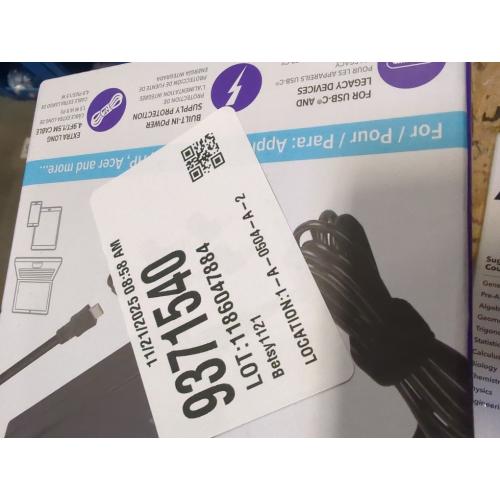 Targus Universal Charger Including all USB-C Devices - Black