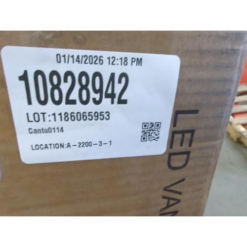 Bicrink Brushed Nickel Bathroom Light Fixtures Over Mirror, 5-Light Bathroom Vanity Light, LED Dimmable Bath Lights, Modern Wall Mounted Lighting Fixture with Rotating Lamp Head