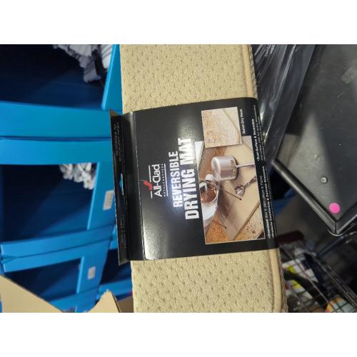 All-Clad Premium Reversible Dish Drying Mat for Kitchen: 16 x 28 Ultra-Absorbent, Long-Lasting, No Condensation, and Oversized for Large Pots and Pans - 2 Pack, Cappuccino