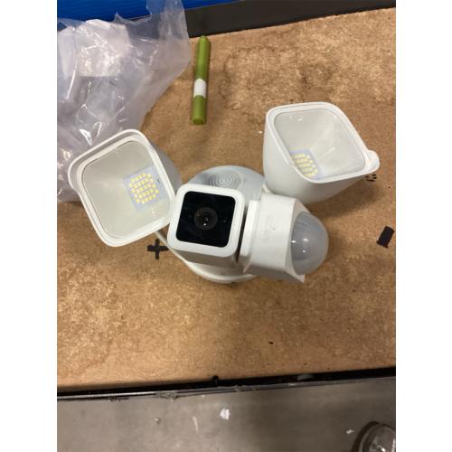 Wyze Cam Floodlight with 2600 Lumen LEDs, Wired 1080p HD IP65 Outdoor Smart Security Camera, Color Night Vision, 270-Degree Customizable Motion Detection, 105dB Siren, and Two-Way Audio