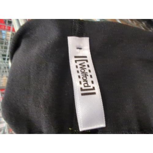 Size Small Wolford Women Seamless black pantyhose