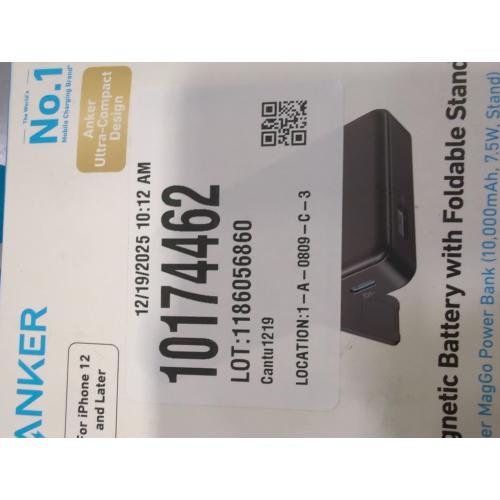 Anker MagGo 10000mAh Power Bank with Kickstand - Black