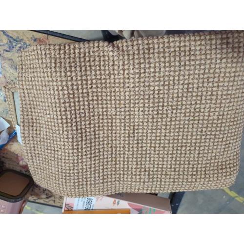 EARTHALL Woven Area Rug 2x3 Ft Washable Rugs for Entryway Braided Non Slip Throw Rugs Door Mat Indoor Outdoor Entrance Small Cotton Woven Carpet for Kitchen Foyer Front Door, Orange/Tan/Brown