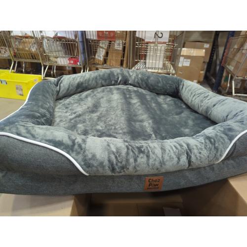 Washable Orthopedic Large Dog Bed - Removable Orthopedic Foam Dogs Beds with Bolsters Waterproof Large Dog Bed and Non-Slip Bottom Extra Large Dogs Beds Sofa