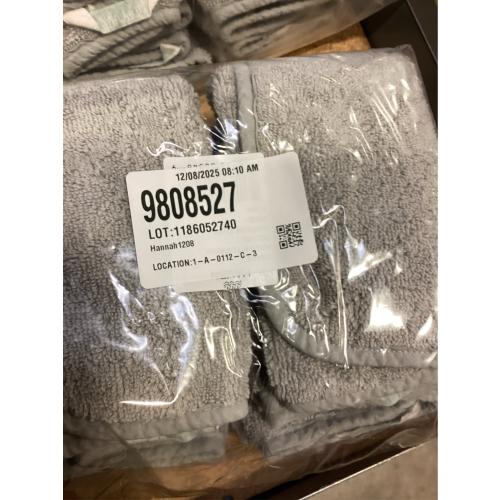 Haven Turkish Cotton Washcloth in Harbor Mist Grey 6 Pack