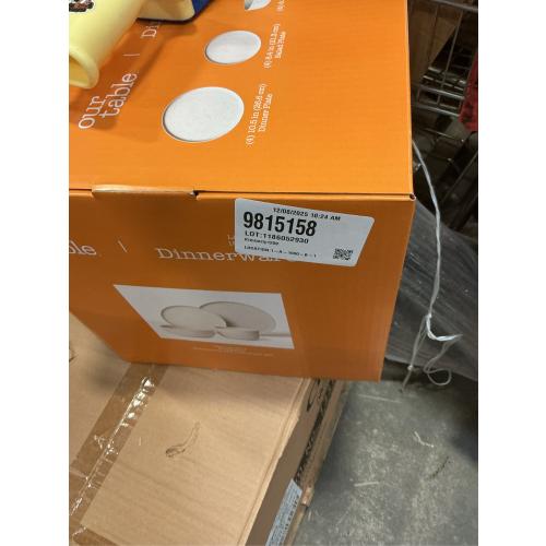 Our Table Landon 16-Piece Dinnerware Set in Sea Salt