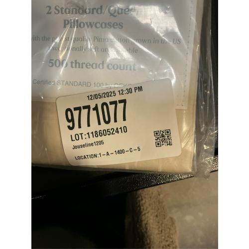 Nestwell Pima Cotton 500-Thread-Count Standard/Queen Pillowcases in Birch Stripe (Set of 2)