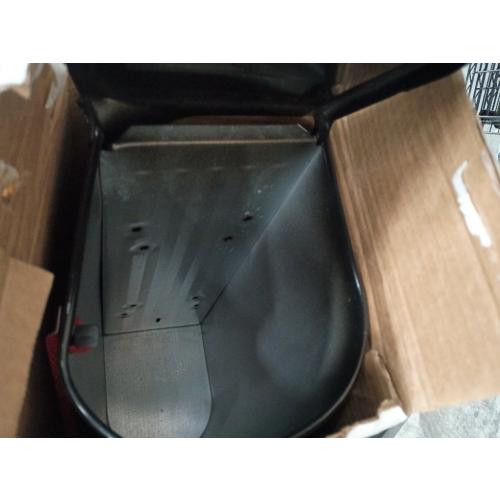 Architectural Mailboxes Elite Classic Galvanized Steel Post Mount Black Mailbox