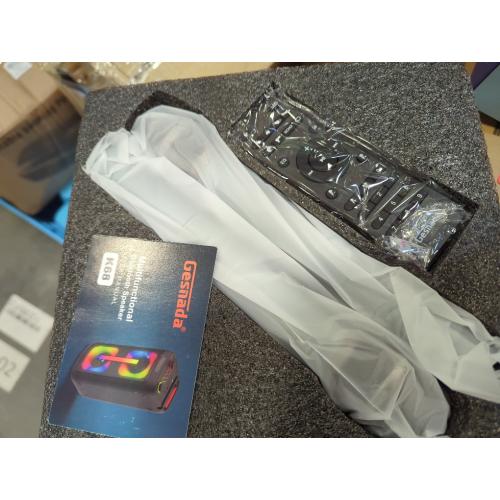 Karaoke Machine for Adults, Portable Bluetooth Speaker with 2 Wireless Microphones, Portable PA System with Disco Lights for Big Party, Outdoor, Ideal Gifts for Family, Music Lover
