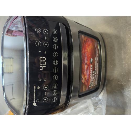 12.6-qt. Touchscreen Bella PRO Air Fryer Pizza Oven with Rotisserie in Stainless Steel