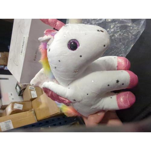 Sew Butiful 8 Unicorn Stuffed Animal - Cute Plush Toy Gift for 3-8 Years Old Girls, Soft Birthday Present for Baby, Toddler, Kids, Decor (White)