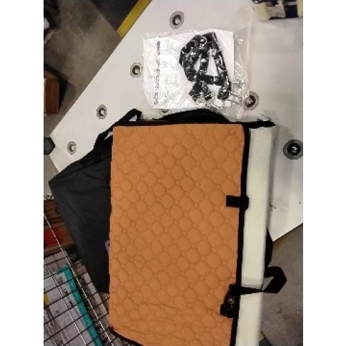 Car Bed Mattress，Car Mattress， Car Rear Sleeping Mat,Back Seat Extender for Sleeping,Travel Car Camping Mattress,Fits in The Back Seat of Most Cars(Orange,C)