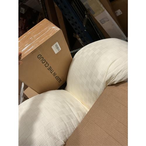 Oubonun Full Body Pillow for Adults, Soft and Fluffy Large Body Pillow for Sleeping, Premium Long Bed Pillow for Side Sleepers(21 X 54,Cream)