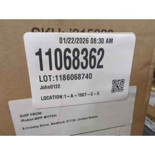 Roomba I3 EVO 3150 Robot Vacuum with Smart Mapping, Ideal for Pet Hair, Carpet, Hard Floors