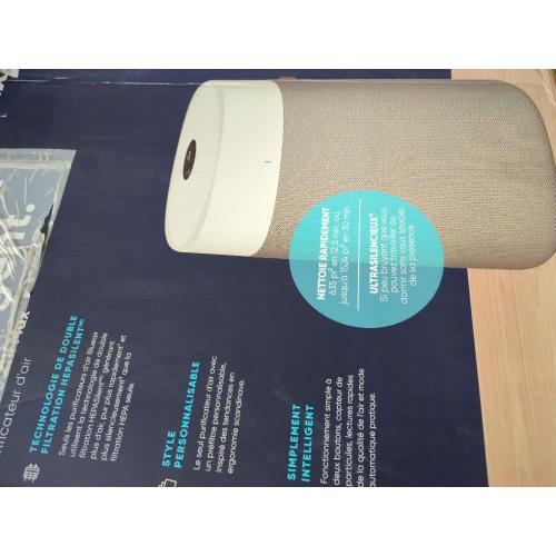 Grey Blue Pure 211i Max HEPASilent Smart Air Purifier Extra-Large Room 14.4 in. x 22.7 in. x 14.4 in. Pleated Air Filter