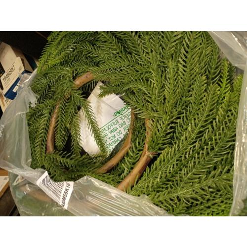 Artificial Real Touch Deluxe Norfolk Pine Garland Christmas Garland for Mantle Garland Greenery Christmas Garlands 106''(1pcs)