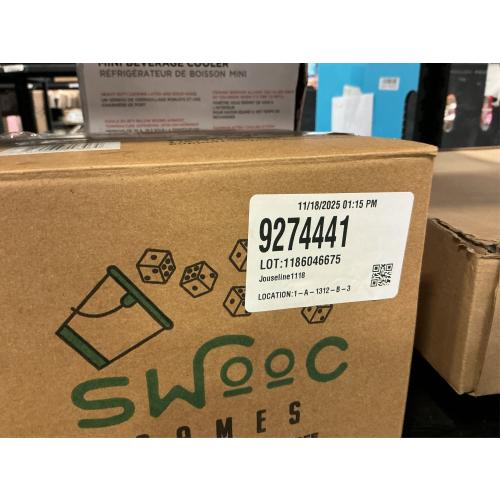 Yardzee, Farkle & 20  Games - Light-Weight Yard Dice Game Set (All Weather) with Wood Bucket, 5 Score Cards, and Marker