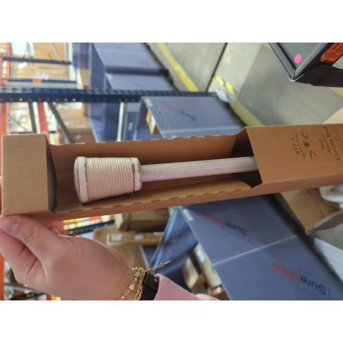 Bee & Willow Micah 48 to 84-Inch Single Curtain Rod Set in Distressed White