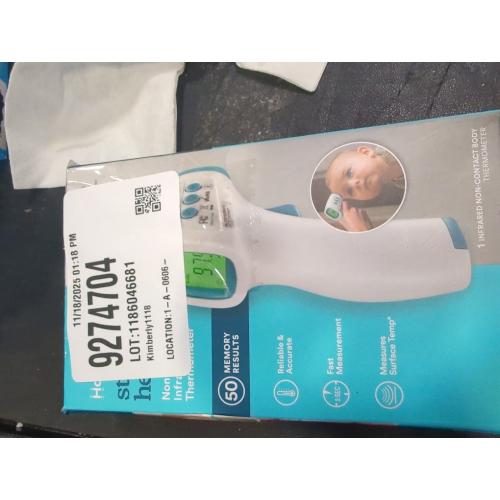 HoMedics Non-Contact Infrared Forehead Thermometer, Clinically Proven Fast Accurate Results, High-Fever Alert with 4-in-1 Readings