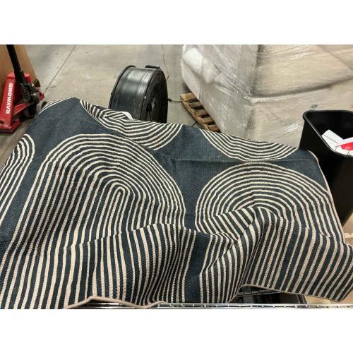 Rainbow Easy Jute Rug Washable Area Rugs for Living Room Patio Farmhouse