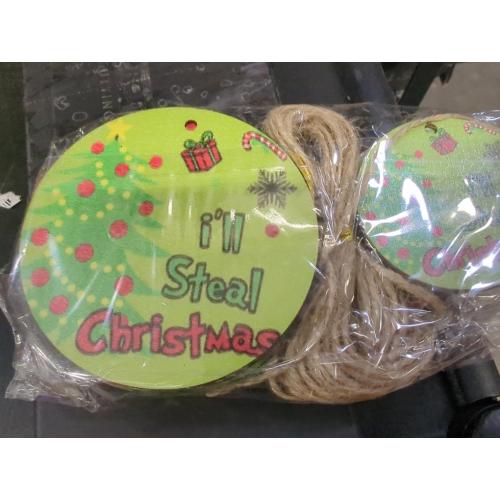 I'll steal Christmas hanging circles