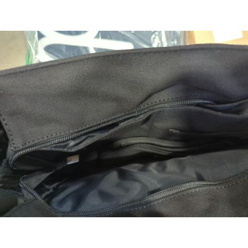 FIORETTO Canvas Tote Bag for Women with Zipper Closure & Individual Compartments for Work College for Teacher & Nurse