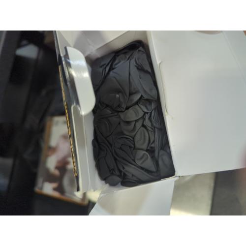 TitanFlex Heavy Duty Black Nitrile Gloves, 6 Mil, Fully Textured, Mechanic Disposable Gloves, Latex Free, Powder Free