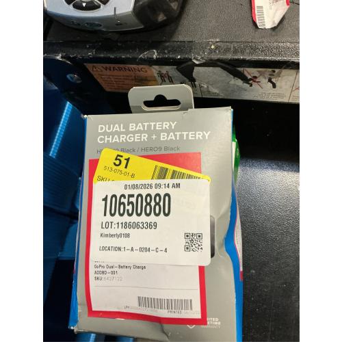 GoPro Dual Battery Charger and Battery for HERO9