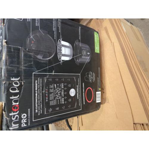 Instant Duo Pro Stainless Steel Pressure Cooker 13.4 in. 6 qt Black