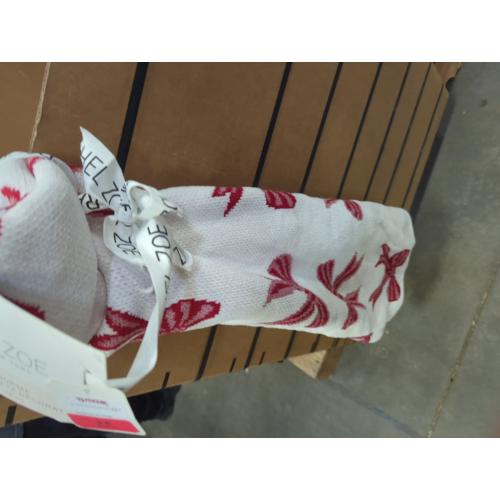 Rachel Zoe Oversized Decorative Throw 50 x 70 Red Bow