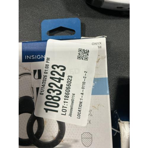 Insignia - Key Ring Case for Apple AirTag (2-Pack) - Black