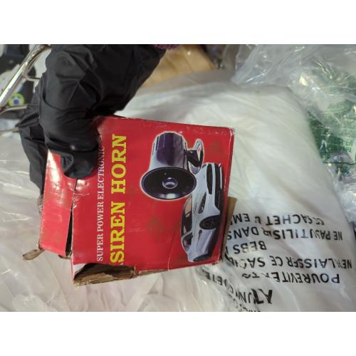 Wired Alarm Siren Horn 15W DC 6 to 12V Security Siren with Bracket for Home Security Alarm System