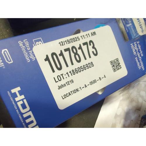 Philips 8K HDMI 2-Port Switch - Silver