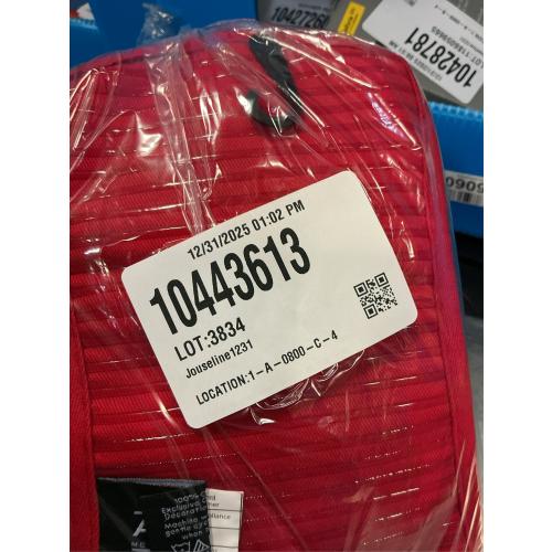 All-Clad Premium Pot Holder & Heating Pad, (2-Pack) Heat Resistant to 500 Degrees, 100% Cotton 10x6.25 for Kitchen and Barbeque, Chili Red