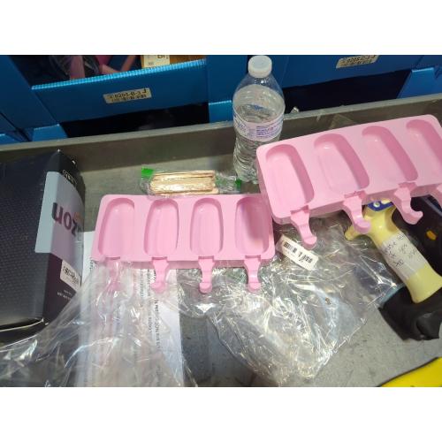 WMKGG Popsicle Silicone Molds Set, 2 PCS Ice Cream Mold(Standard Size/Pink)