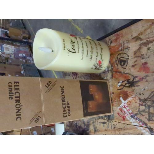 Memorial Candles Sympathy Gifts LED Flameless Cardinal Bereavement Candles for Loss of Loved One Sympathy Cardinal Gifts Battery Candle for Prayers(Simple Style)