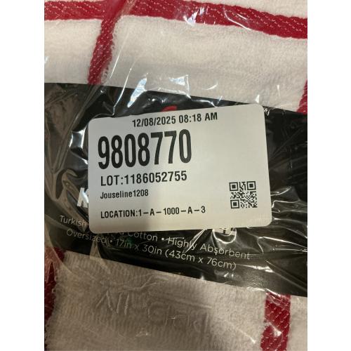 3 packs All-Clad Checked Kitchen Towel: Highly Absorbent, Super Soft Long Lasting - 100% Cotton, 17x30 Tea Towel for Cleaning & Drying Dishes, Pans, Glassware, or Countertops, (1-Pack), Chili