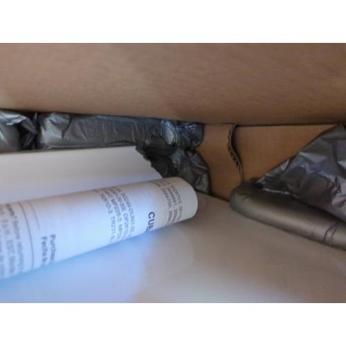 Project Source Cultured Marble Vanity Tops 49-in x 22-in White Cultured Marble Integral Single Sink 3-Hole Bathroom Vanity Top