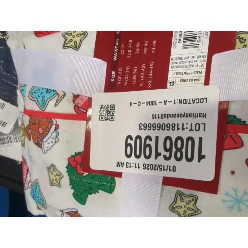 Men's Holiday Treats Print Flannel Holiday Matching Family Pajama Set - Wondershop™ White L