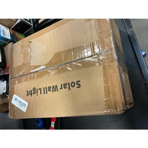 2 Pack Solar Porch Lights Outdoor with Motion Sensor, Dusk to Dawn Exterior Wall Lighting Fixtures Waterproof, LED Patio Lights Wall Sconce Outside Anti-Rust for Garage Frontdoor House, Black