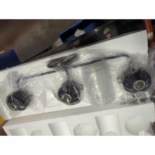 allen   roth Vallymede 3-Light Bronze Farmhouse Vanity Light