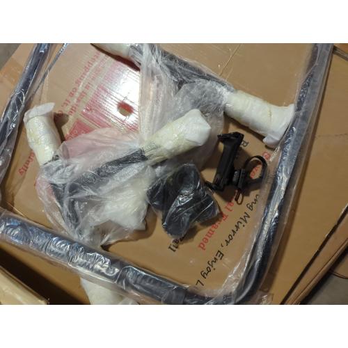 Leinuosen 24.4 Inch Wide Handle Bar for Walking Pad Only with Phone Holder Adjustable Handrail Height from 30.7 to 39.37 Inch Comfortable Grip Stainless Steel Frame Overbold Stable