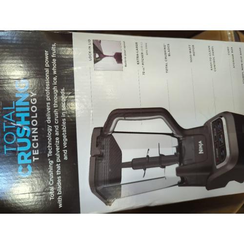 Black Ninja Black Metal/Plastic Blender 72 oz 3 speed